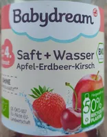 Saft+Wasser Apfel-Erdbeer-Kirsch