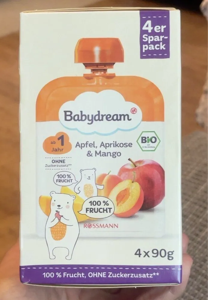 Apfel Aprikose mango quetschi