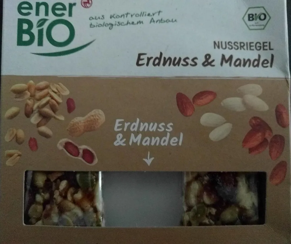 Erdnuss & Mandel Riegel