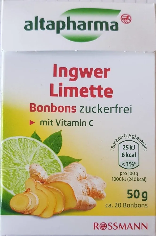 Ingwer Limette Bonbons