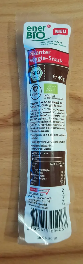 Pikanter Veggie-Snack