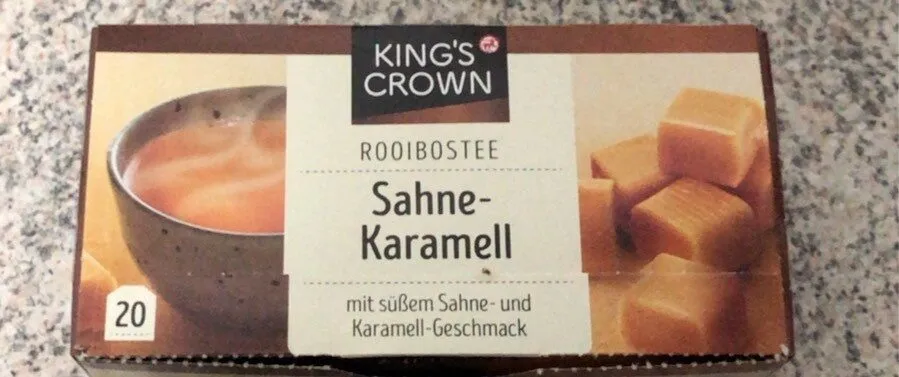 king's crown Rooibostee Sahne Karamell