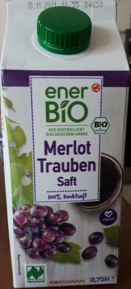 Merlot Trauben Saft