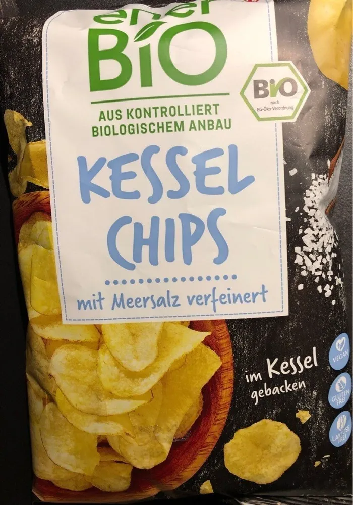 Kessel Chips mit Meersalz verfeinern