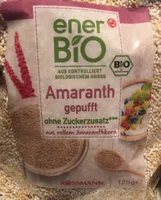 Amaranth gepufft ohne Zuckerzusatz