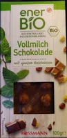 Vollmilch Schokolade mit ganzen Haselnüssen