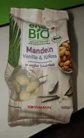 Mandeln mit weißer Schokolade und Kokos