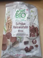 Schoko Reiswaffeln Minis mit Vollmilchschokolade