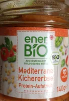 Mediterrane Kichererbse Protein Aufstrich