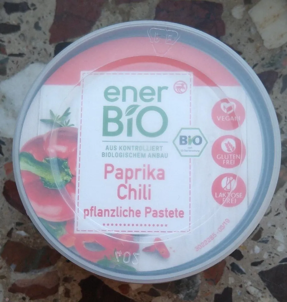 Paprika Chili pflanzliche Pastete