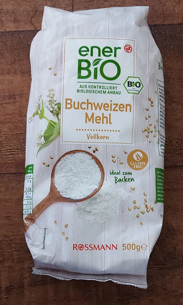 rossmann ener Bio MEHL Buchweizenmehl 500g 1kg 3.98€