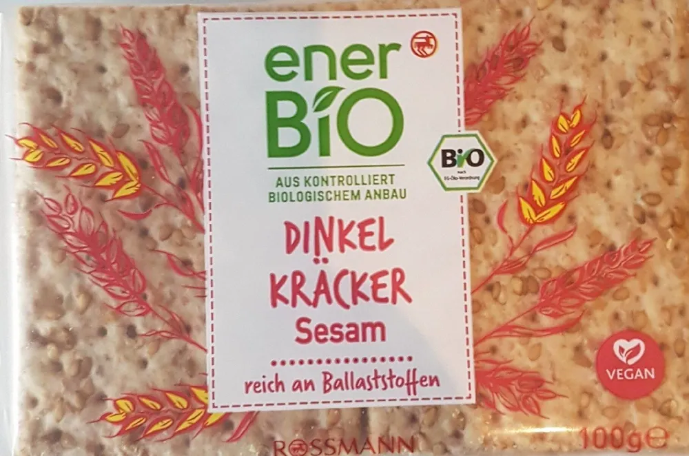 Ener Bio Dinkel Kräcker Sesam