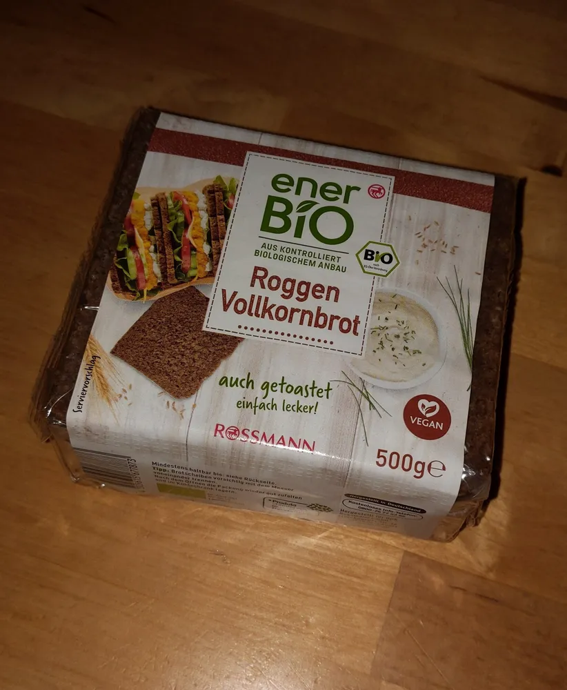 Ener Bio Roggen Vollkornbrot