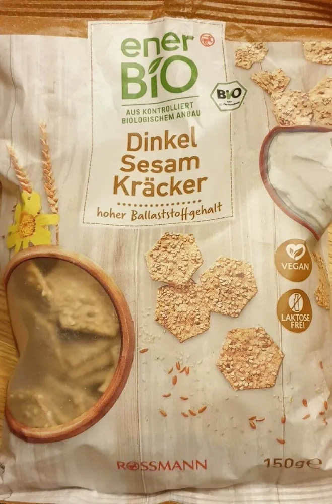 Dinkel Sesam Kräcker