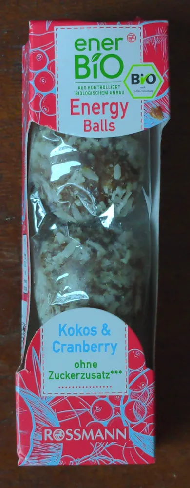 Energy Balls Kokos & Cranberry