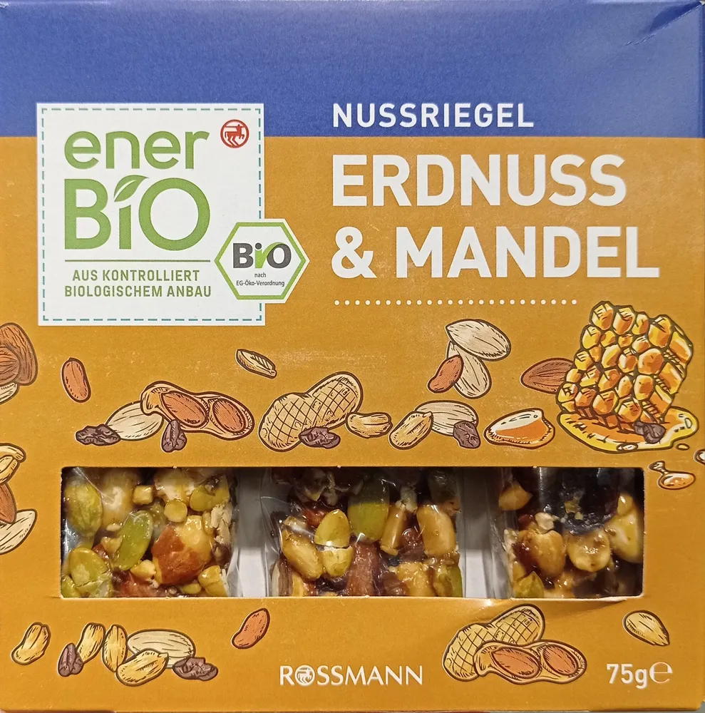 Nussriegel Erdnuss & Mandel