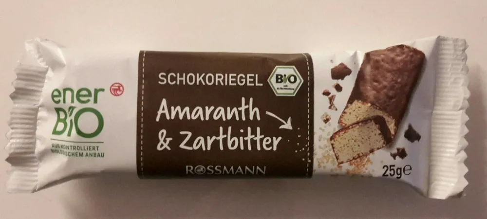 Schokoriegel Amaranth & Zartbitter