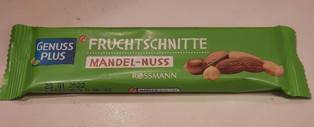 Fruchtschnitte Mandel-Nuss