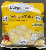 Reiswaffeln Apfel-Banane