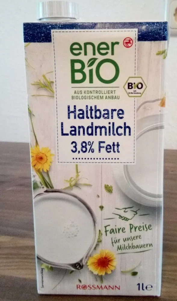 Haltbare Landmilch 3,8% Fett