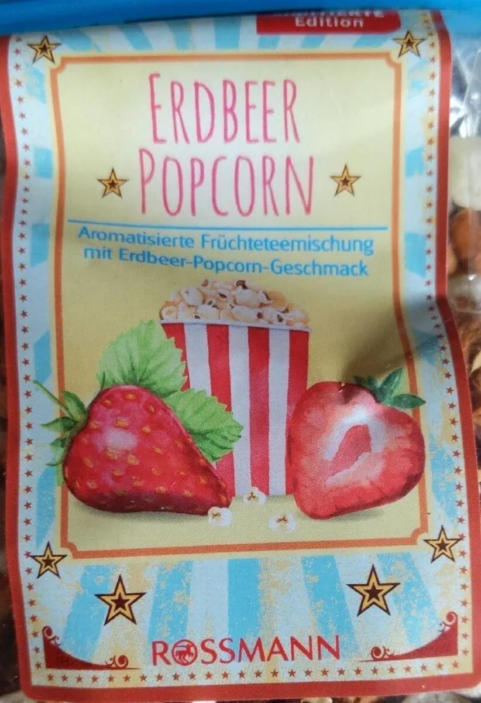 Erdbeer Popcorn Tee