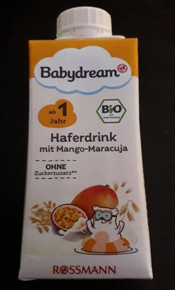 Haferdrink mit Mango-Maracuja