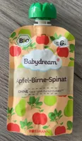 Babydream Apfel Birne spinat