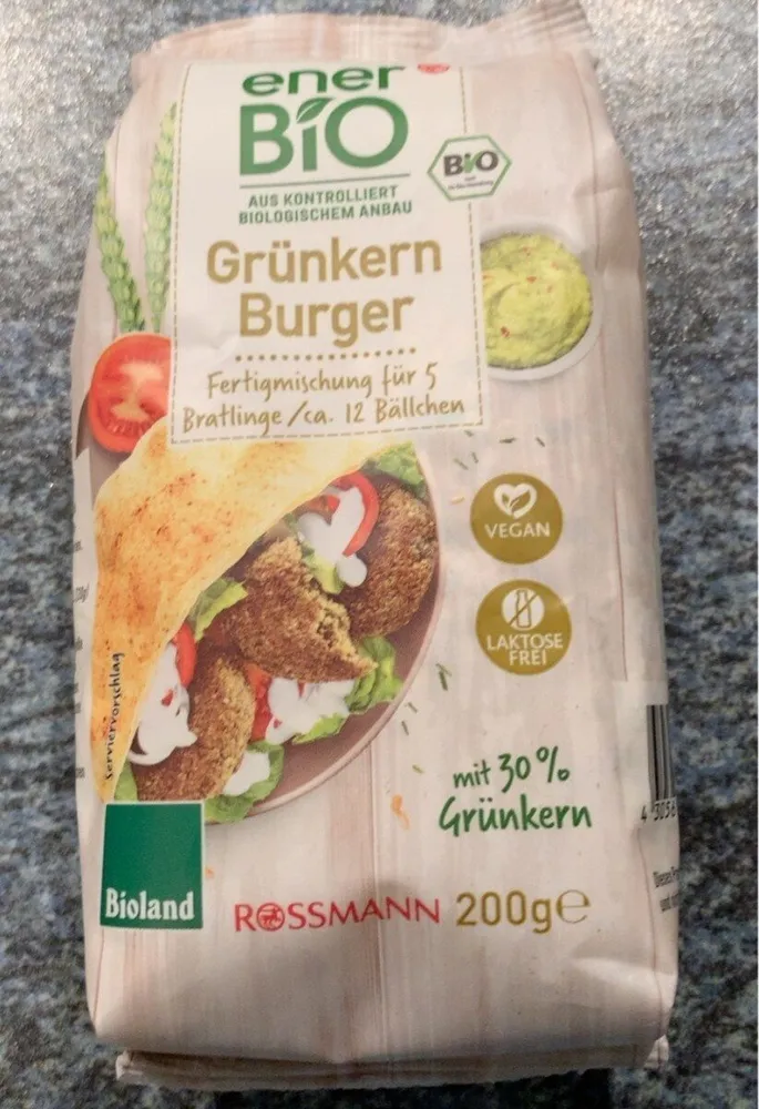 Grünkern Burger