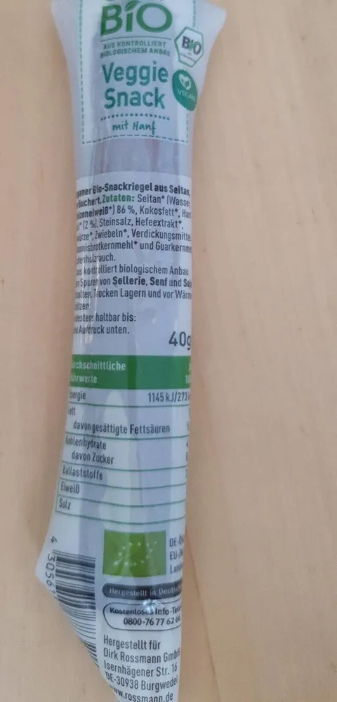 Veggie Snack bio