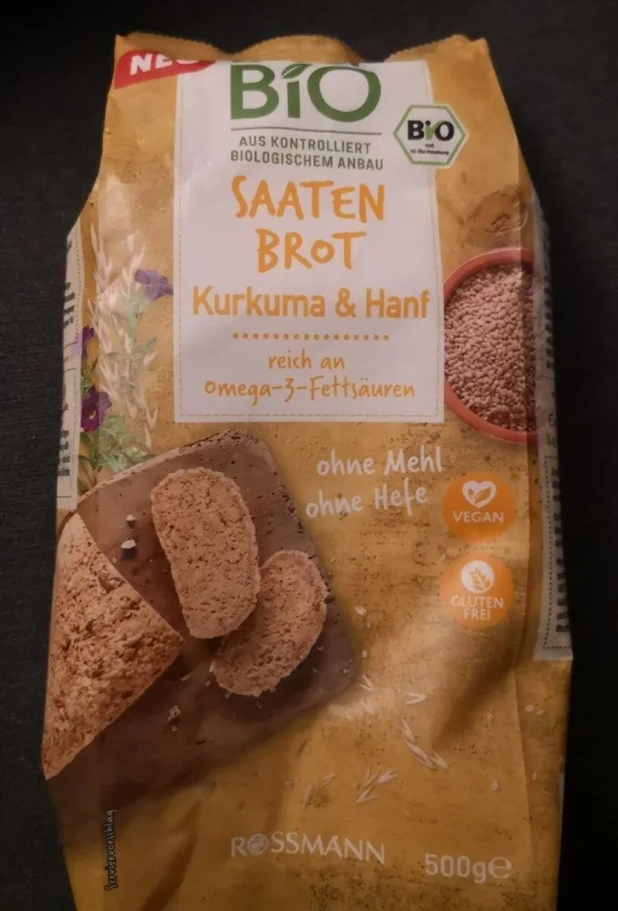 Saatenbrot Kurkuma & Hanf