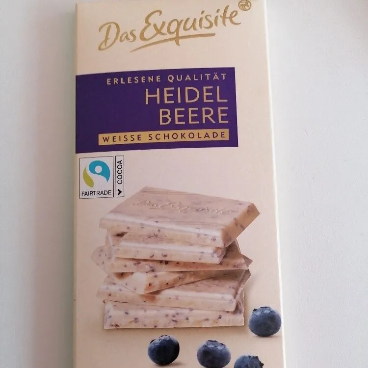 Heidelbeere weisse Schokolade