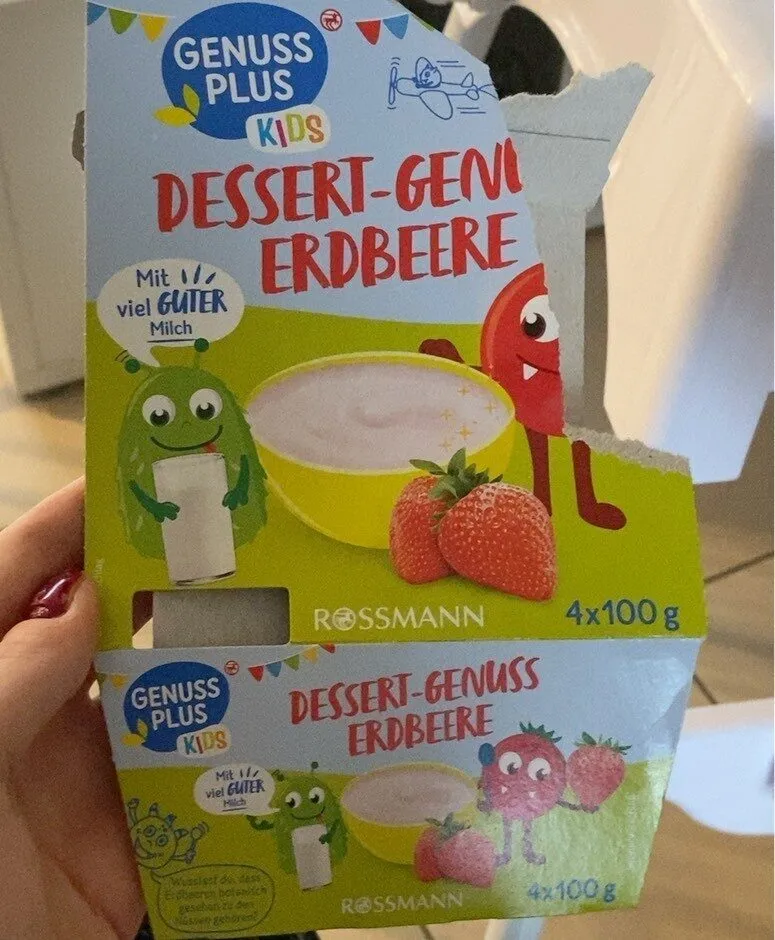 Dessert Genuss Erdbeere