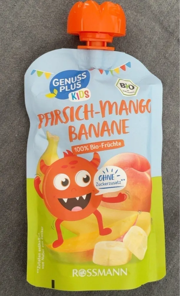 Genuss Plus Kids - Pfirsich-Mango-Banane