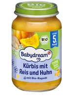 Kürbis mit Reis und  Huhn