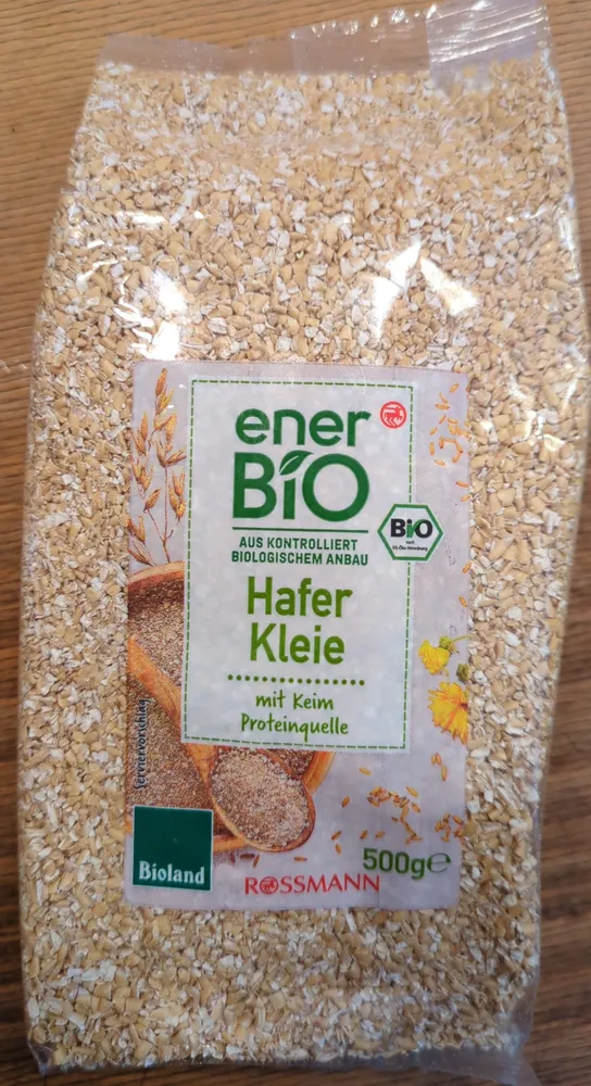 rossmann ener Bio Haferkleie 500g ???€ 1kj ???€