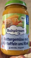 Buttergemüse mit Kartoffeln und Rind