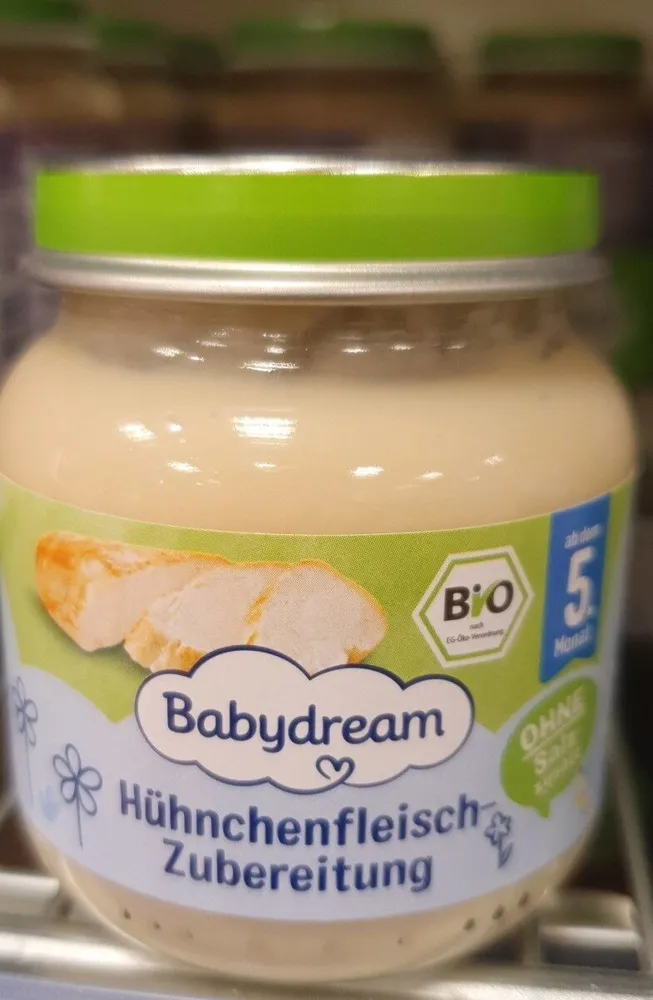 Hühmchenfleisch-Zubereitung