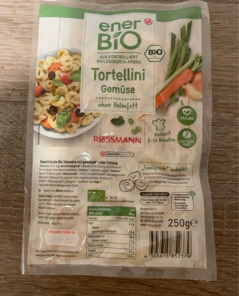 Tortellini Gemüse