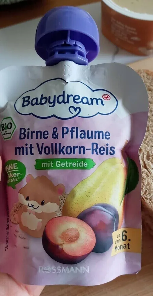 Birne&Pflaume mit Vollkorn-Reis