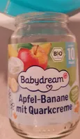 Apfel Banane mit Quarkcreme (ab 10. Monat)