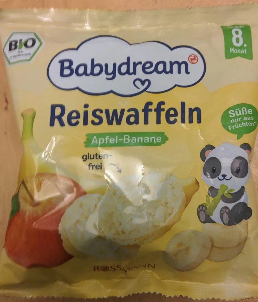Reiswaffeln Apfel-Banane (ab 8. Monat)
