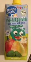 Melissentee mit apfel und birne