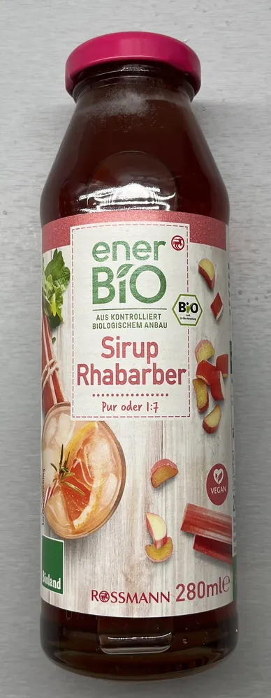 Sirup Rhabarber