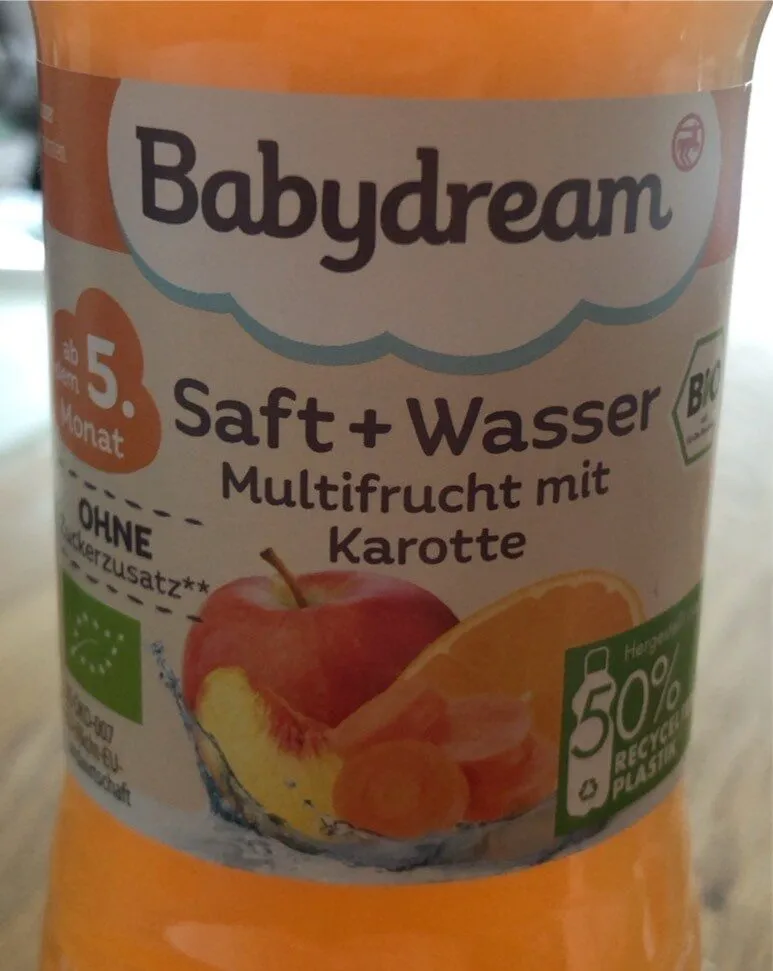 Saft+Wasser Multifrucht mit Karotte