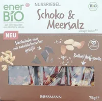 Nussriegel Schoko Meersalz