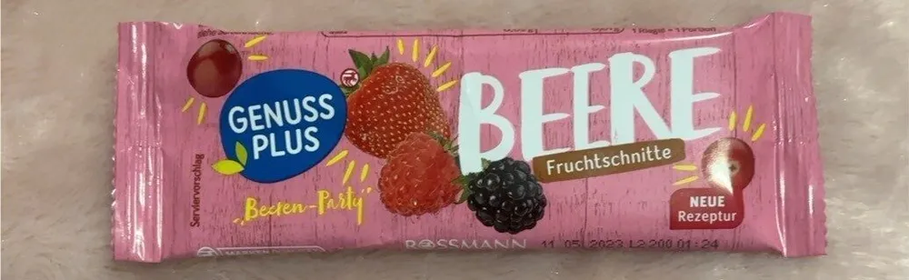 Beere Fruchtschnitte