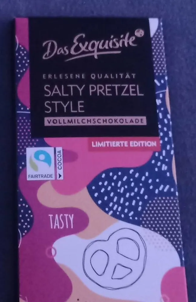 Salty pretzel style