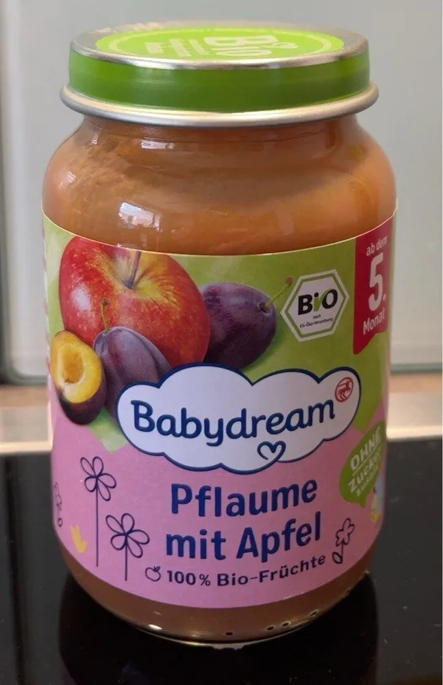 Pflaume mit Apfel
