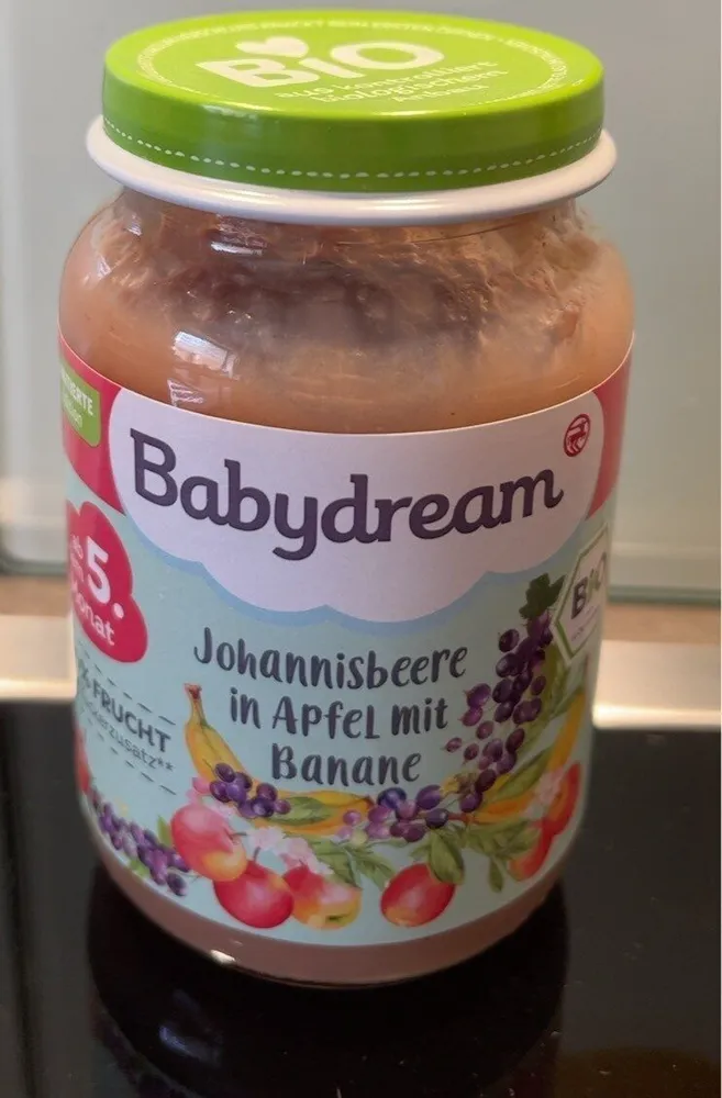 Johannisbeere in Apfel mit Banane