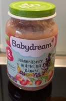 Johannisbeere in Apfel mit Banane